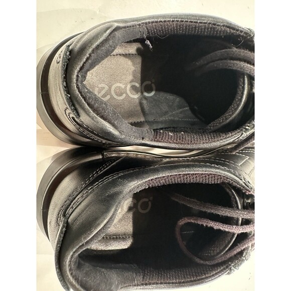 ECCO Light Shock‎ Point Men's Leather Black Lace Up Shoes  size US 8 EU 41 - Picture 11 of 12